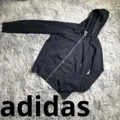 adidas アディダス（M）パーカー フーディー トップス ワンポイント