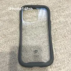 iFace iPhone14Pro スマホケース　グレー