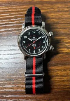 【セール】poljot アラーム手巻き腕時計 手巻き 機械式アラーム 腕時計 poljot