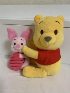 レア ディズニーストア プー&ピグレット ハグ ぬいぐるみ プーさん