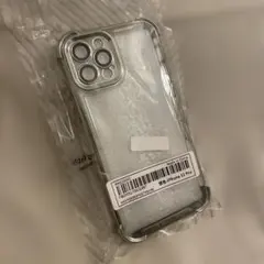 iPhone 12 Pro用ケース 銀色 スケルトン