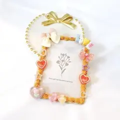 #20 ホイップトレカデコ　リボン　オレンジ