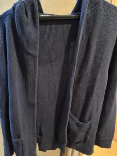 新品未使用メンズビギ　ネイビーカーディガン
