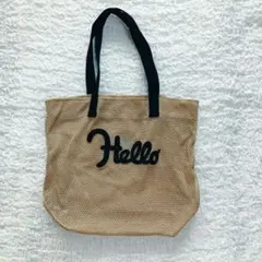 ラドロー　LUDLOW　メッシュトートバッグ Hello