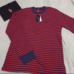 ラルフローレン　ワッフルロンT BOYS170 メンズM程度