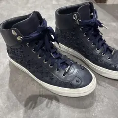 Jimmy Choo スタースタッズ ネイビー ハイカットスニーカーのサムネイル