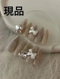 ネイルチップ ワンホンネイル キラキラネイル