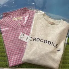 クロコダイル　レディース　トップス 長袖シャツ　トレーナー
