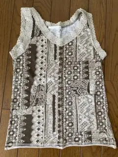 tricot＊tricot タンクトップ　レース【日本製】のサムネイル