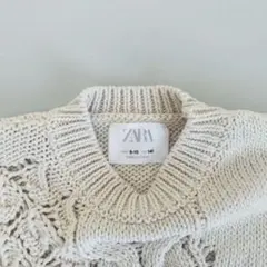 ZARA ケーブルニットベスト 9-10y