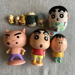 クレヨンしんちゃん　ぶりぶりざえもん　ぼーちゃん　マスコット　フィギュア　セット