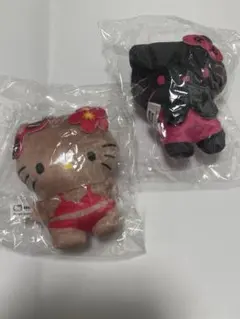 ハローキティ ぬいぐるみセット チェーン付き