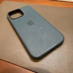iPhone16ProMax シリコンケース　純正　レイクグリーン