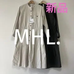 【新品】MHL. ソフトコットンチノワンピース Ⅰ ベージュ