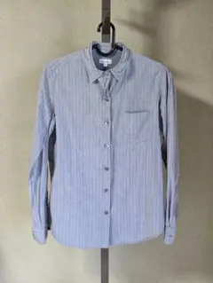 steven alan スティーブンアラン 長袖シャツ グレー ストライプ Mのサムネイル