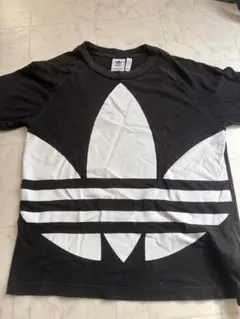 adidas Originals ビッグトレフォイル Tシャツ M 白 デカロゴ