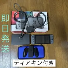 Nintendo Switch 本体 グレー 完品 + ティアキン付き動作確認済