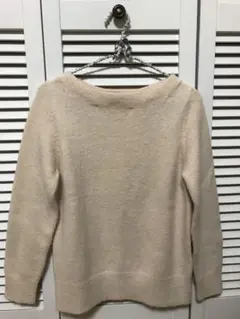 アーバンリサーチDOORSアルパカストレッチボートネックプルオーバー