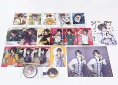 あんスタ 仙石忍 前髪クリップ 缶バッジ 紙類20点セット