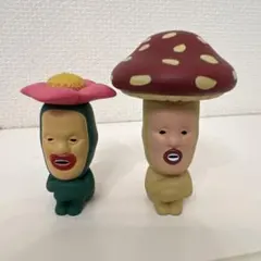 こびとづかん おすわりマスコット ベニキノコビト　リトルハナガシラ