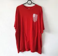 USA 古着 GILDAN 星条 赤 2XL（0677）のサムネイル