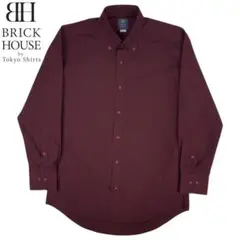 09M213◯ BRICK HOUSE 長袖 BDシャツ ビジネス 春秋 M