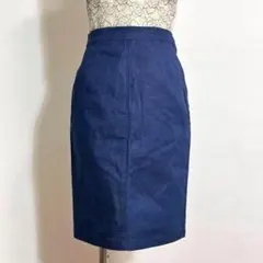 ♥️美品 ノーリーズ インディゴブルー 薄手デニムロングタイトスカート 36 S