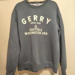 GERRY クルーネック スウェット ブルー Lサイズのサムネイル
