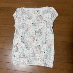 wearsinc☆ボートネック花柄カットソーのサムネイル