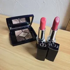 Dior 口紅2本とアイシャドウパレットセット