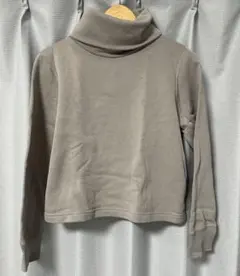 ZARA タートルネック　ハイネック　スウェット　トレーナー　裏起毛　ザラ