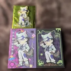 鬼滅の刃ハロウィンアクスタ　ポストカード2枚不死川玄弥