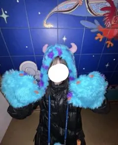 モンスター風ファーキャップ・マフラーセット