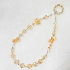 ビーズストラップ/キーホルダー　バッグチャーム ハンドメイド　NO.359