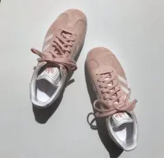 adidas Gazelle ピンク スニーカー 24.5cm