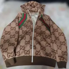 GUCCI フード付 ジップアップ ジャンボGG ブルゾン ジャージのサムネイル
