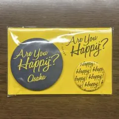 【新品未開封】嵐　Are you Happy？　会場限定　缶バッジ　黄