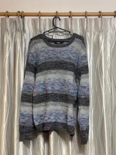 AZUL BY MOUSSY ニットセーター M グレー系