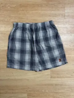 90s NIKE オンブレチェック　チェック柄　ショーツ