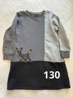 新品 グラニフ セサミストリート クッキーモンスター シャツワンピース 