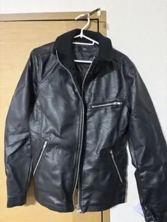 AZUL by moussy シングルライダースジャケット 黒 L