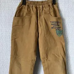 TINKERBELL キッズ 130 ロングパンツ チェック柄 ロールアップ