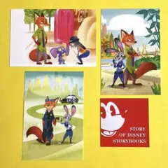 Disneythe market 限定 ポストカード3枚セット ズートピア