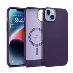 iPhone 14 Plus 用 ケース MagSafe対応 グレープパープル