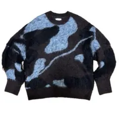 アングリッド　Ungrid シャギー　ジャガード　セーター　ブラウン