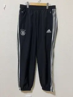 (美品) adidas 00sドイツ代表 ナイロンパンツ 黒