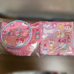 不二家 ミルキー Happy Life 2023 バニティポーチ&ハンドタオル