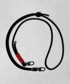 topologie トポロジー スマホショルダーストラップ 黒