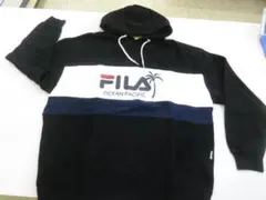 ③XL 黒)オーシャンパシフィック&フィラ★プルオーバー パーカ539011 綿