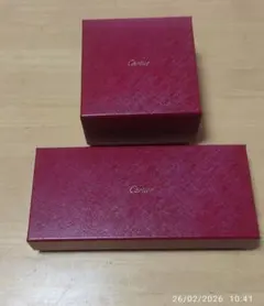 Cartier 空箱セット 赤箱 純正ボックス